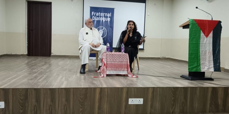 Dr. Zafarul Islam Khan Highlights India’s Role and Historical Bonds in Palestine Crisis at Fraternal Dialogue
