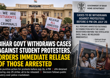 Bihar Government Withdraws Cases Against Student Protesters, Orders Immediate Release of Arrested Youth