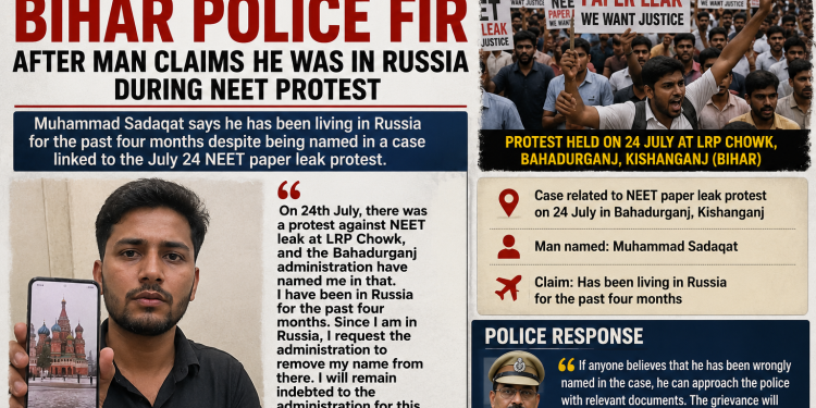 NEET Protest Case: Bihar Police Book Man Who Says He Was Abroad During Demonstrations