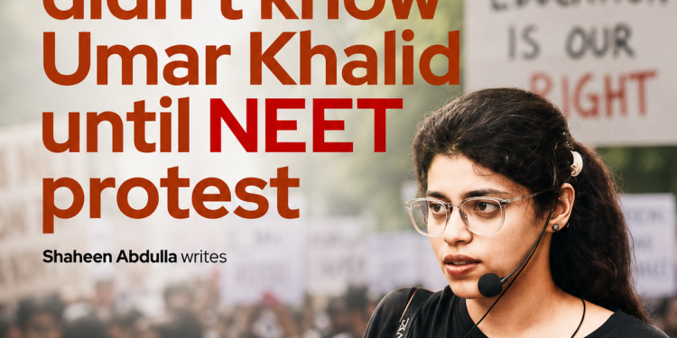 Amreen Shaikh Clarifies She Knew Umar Khalid Only After the NEET Protest