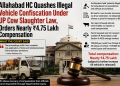 Allahabad HC Orders ₹4.75 Lakh Compensation, Quashes Illegal Vehicle Seizure Under UP Cow Slaughter Law